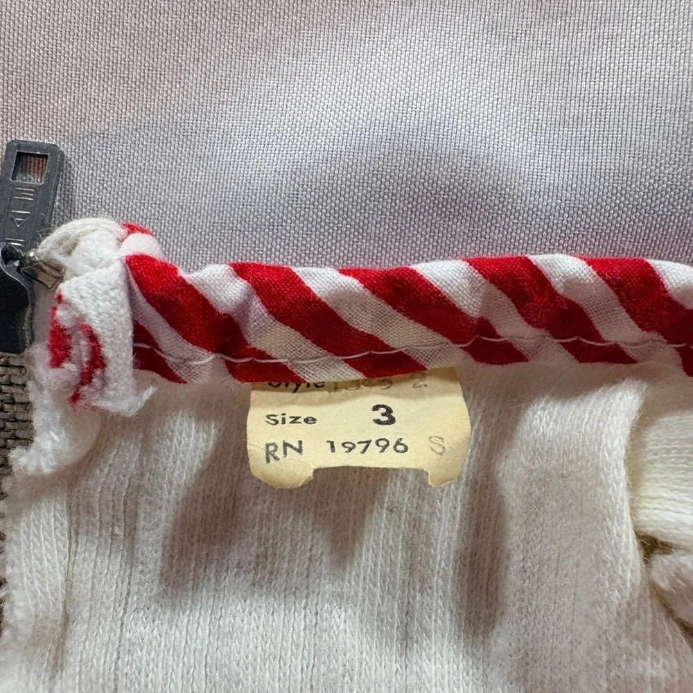 Vintage Nautical Sailboat Dress Girls Size 3 Sleeveless Striped Belt Blue Red